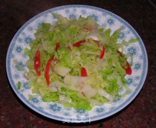 【花样包菜】--蒜香包菜的做法