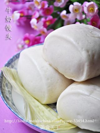 牛奶馒头的做法