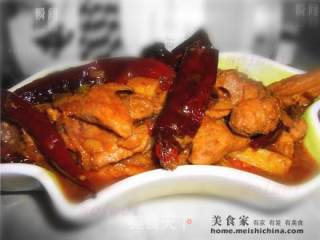 家常菜肴@@干辣梅酱鸡
