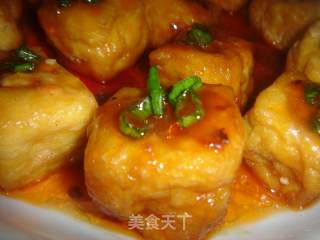 换个方法吃豆腐—茄汁煎酿油豆腐的做法
