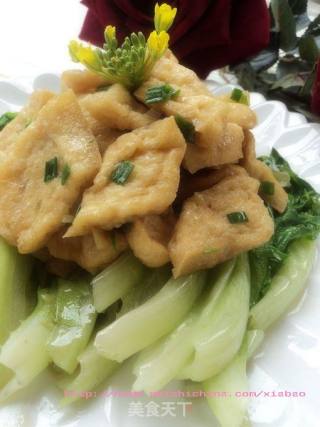 【蚝油豆泡扒生菜】的做法