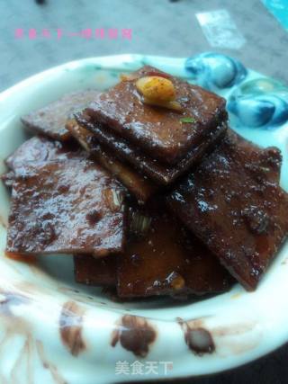 【郫县酱葱花豆腐干】的做法