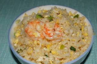 简单美味--虾仁炒饭的做法