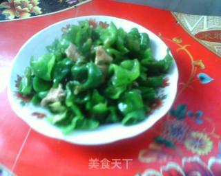 青椒肉片的做法