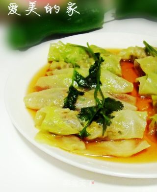 【花样包菜】为肉肉披上美丽的外衣—翠皮肉卷的做法
