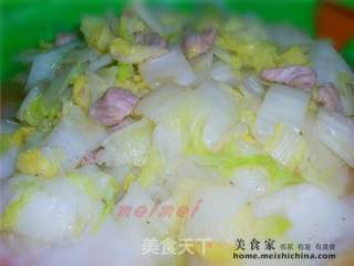 家常菜肴@@最平民炒大白菜的做法