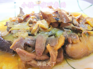 香菇炒鸡胗的做法
