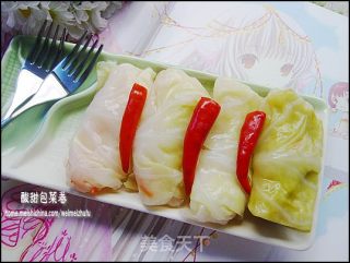 酸甜包菜卷的做法