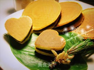 多啦A梦~~~M姐喊你回家吃饭---铜锣烧+爱心烧（小早餐）的做法