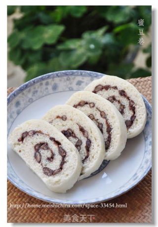 卷的乐趣--中式蜜豆卷的做法
