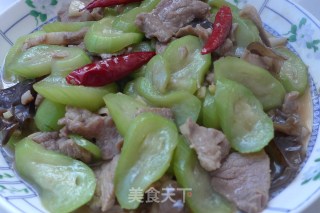 丝瓜肉片的做法