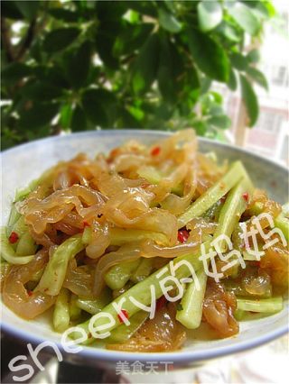 黄瓜拌海蜇的做法