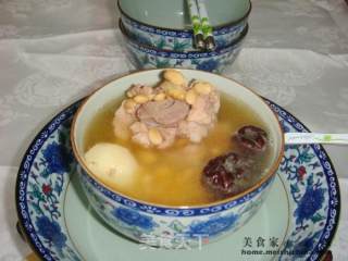黄豆煲猪尾骨的做法