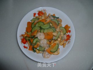 腰果虾仁的做法