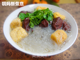 鸭血粉丝汤的做法