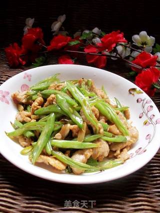 四季豆炒肉的做法