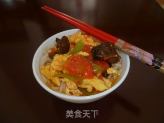 西红柿鸡蛋面的做法