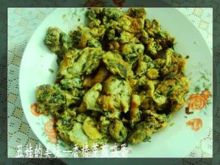 香椿芽煎鸡蛋的做法