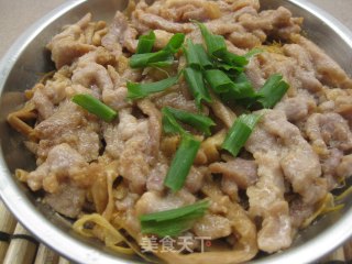 【飞禽走兽】针菜蒸肉的做法