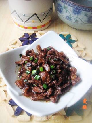 酱香肉丝的做法
