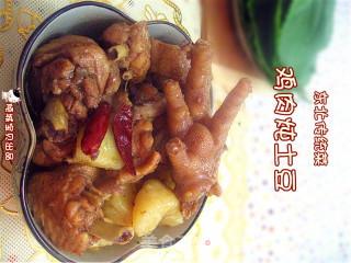 [飞禽走兽]--传统东北菜[鸡肉炖土豆]