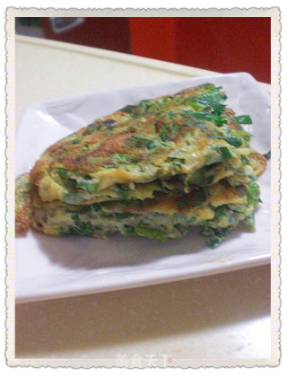 韭菜鸡蛋饼的做法