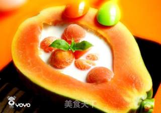 调经益气美白肌肤的木瓜牛奶
