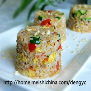 水果蛋炒饭