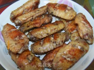 “减油”煎鸡翅的做法