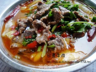 水煮牛肉的做法