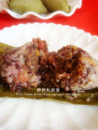 端午粽飘香——豆沙龙舟粽的做法