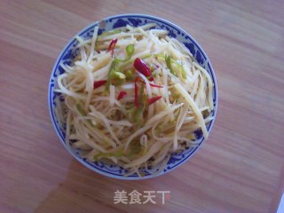 酸辣土豆丝的做法