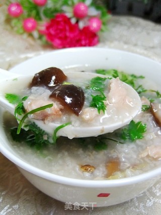 香菇瘦肉粥的做法