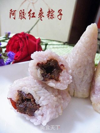 阿胶红枣粽的做法