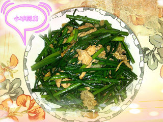 肉丝韭菜花的做法