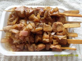 蜜汁鸡肉串 （可当零食也可当菜）的做法