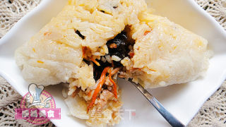 鱼香肉丝粽的做法