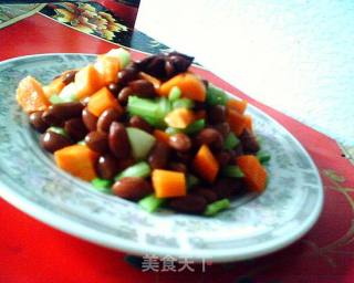 【夏日小凉菜】---炝拌花生什锦的做法