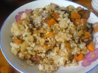 腊肉炒饭的做法