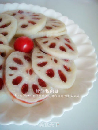 草莓藕夹的做法