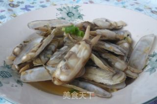 葱香蛏子的做法