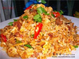 家常炒饭@@香肉辣味炒饭