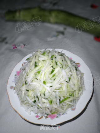 萝卜拌笕兰丝的做法