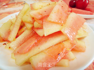 【夏日小凉菜】---凉拌西瓜皮