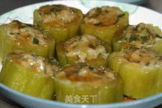 鲮鱼肉酿凉瓜的做法
