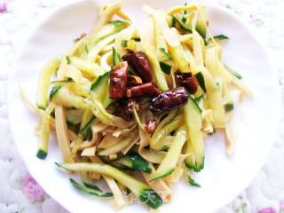 【夏日小凉菜】凉拌豆皮