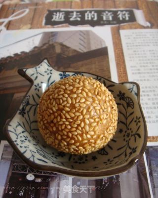 麻团的做法