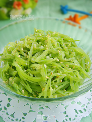 凉拌扁豆丝的做法