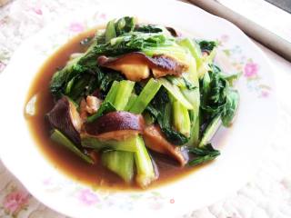 香菇油菜的做法