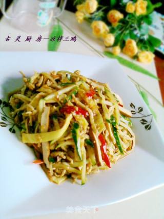 【夏日小凉菜】—凉拌三鸡的做法